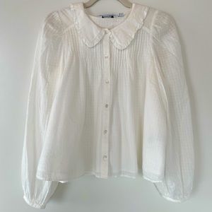 & Other Stories collar blouse